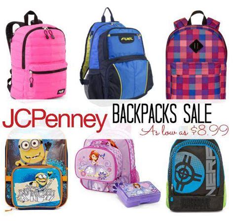 jcpenney backpacks on sale.